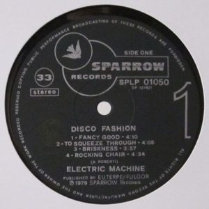 ELECTRIC MACHINE DISCO FASHION