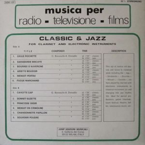 GIAMPIERO BONESCHI-ATTILIO DONADIO CLASSIC & JAZZ