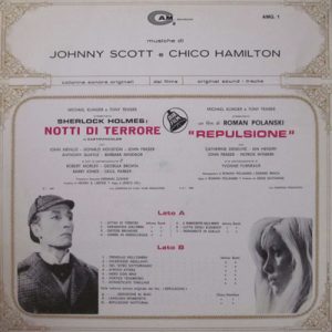 JOHNNY SCOTT e CHICO HAMILTON NOTTI DI TERRORE-REPULSIONE lp