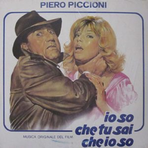 PIERO PICCIONI IO SO CHE TU SAI CHE IO SO